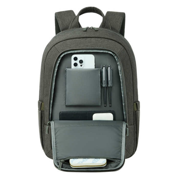RivaCase Khaki 16" Laptop Backpack-6