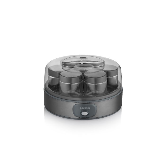 Aparat za jogurt SEVERIN JG 3510 (18 W, tamni inox, crna boja)