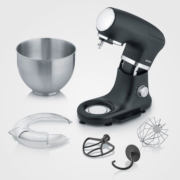 Kuhinjski robot SEVERIN KM 3898 s integriranom vagom (1000 W, zdjela 5,5 l, 8 stupnjeva snage)-6