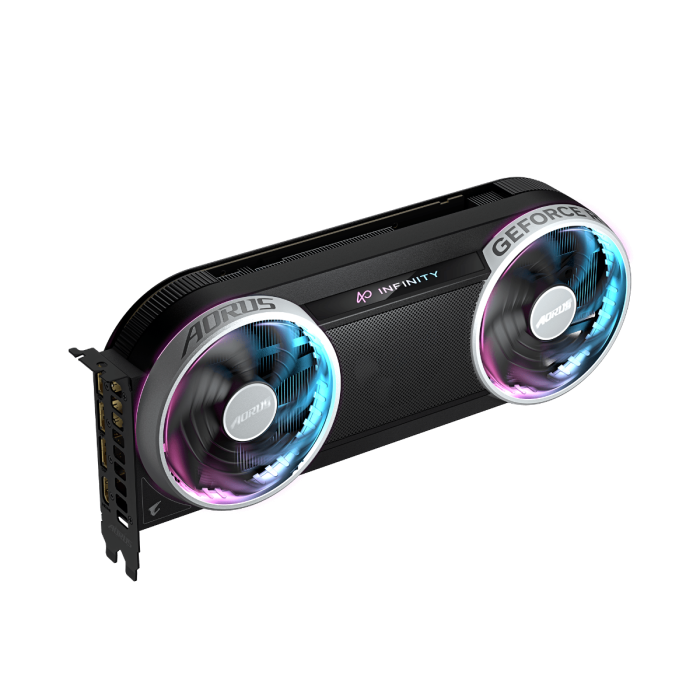 Grafička kartica GIGABYTE AORUS GeForce RTX 5070 INFINITY 12G (12 GB GDDR7, 192-bit, PCI-E 5.0, 3x DisplayPort 2.1b, 1x HDMI 2.1b)-4