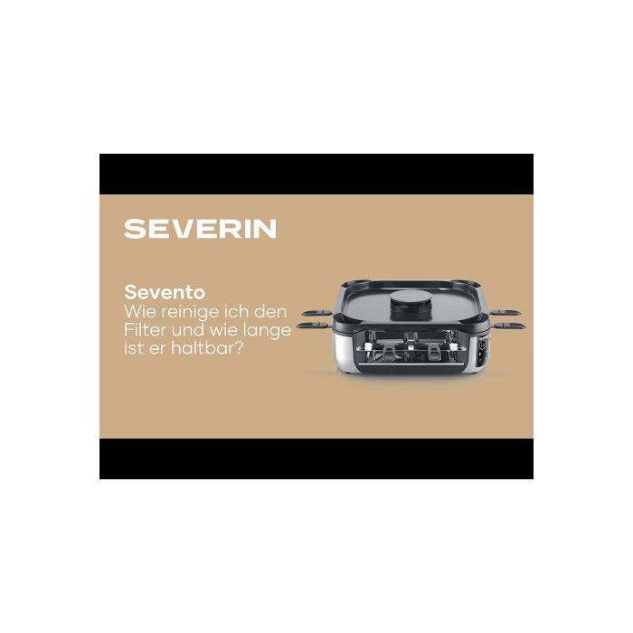 Raclette grill SEVERIN S-Joy Sevento RG 2379 (1900 W, smanjeno stvaranje dima, zaslon na dodir)-4