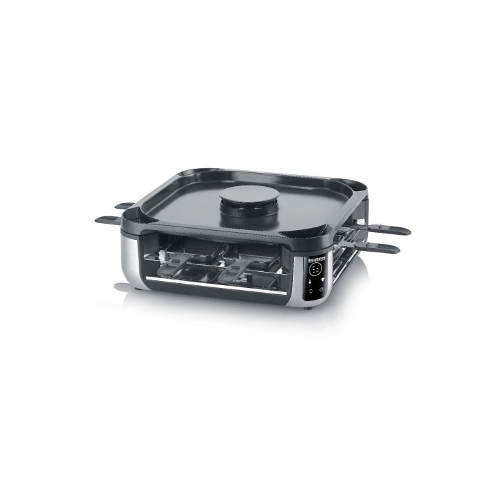 Raclette grill SEVERIN S-Joy Sevento RG 2379 (1900 W, smanjeno stvaranje dima, zaslon na dodir)