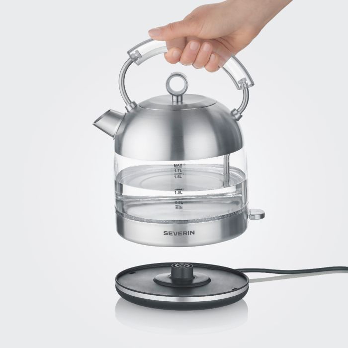 SEVERIN WK 3459 Retro Glass Kettle, 2400 W-3