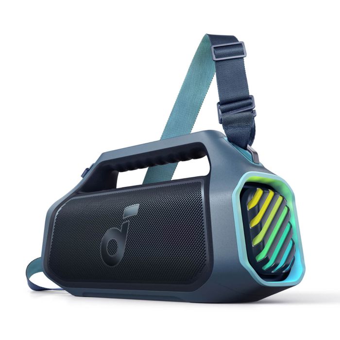 Anker Soundcore BOOM 2 Plus BT 6.0 Portable Bluetooth Speaker, Blue
