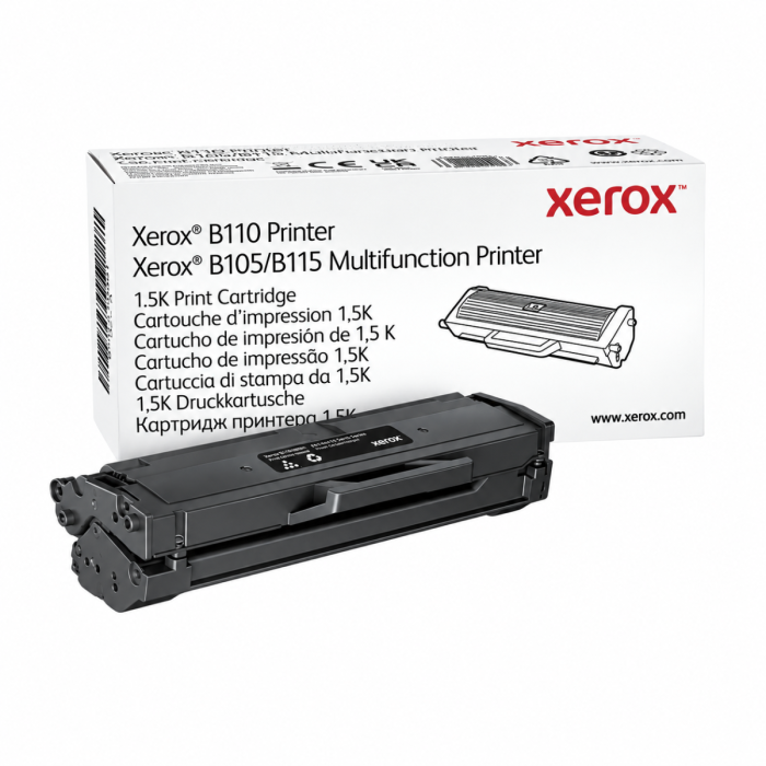 XEROX 006R04964 Black Toner for B110/B105/B115, 2x 1,500 pages, DUAL PACK
