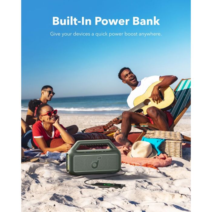 Anker Soundcore BOOM 2 BT6.0 Portable Bluetooth Speaker, Green-4