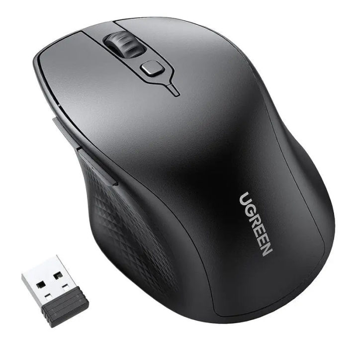 Ugreen ergonomska Dual-mode brezžična miška s stranskimi gumbi