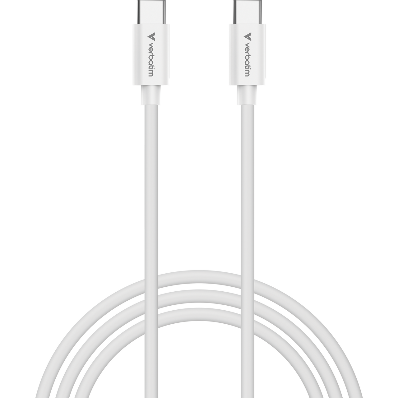 Verbatim Essentials Sync & Charge kabel USB-C na USB-C, M/M, 100 W PD3.0, bijeli, 3.0m-0