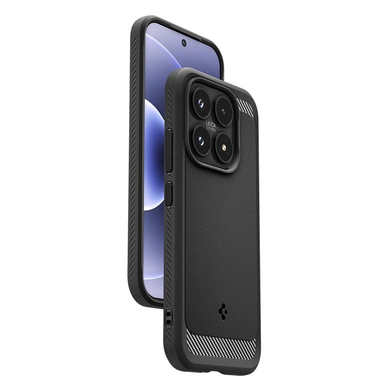 Spigen Rugged Armor, matte black - Xiaomi 17-0