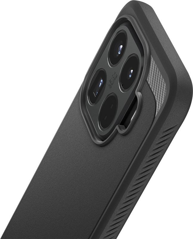 Spigen Rugged Armor, matte black - Xiaomi 15T Pro-0
