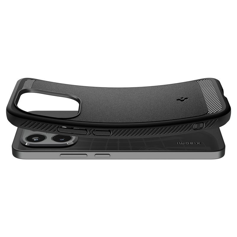 Spigen Rugged Armor, matte black - Xiaomi 15T-0