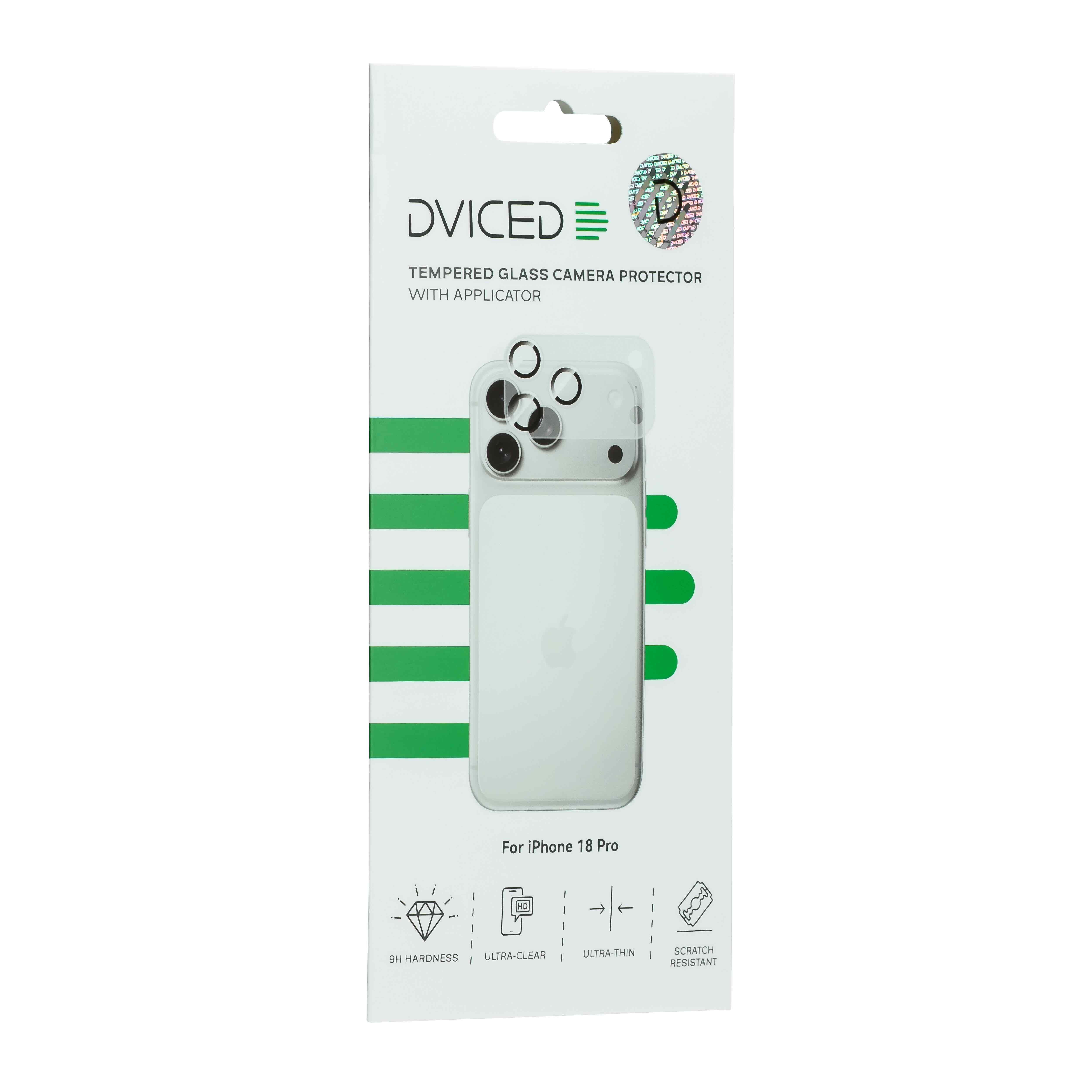 Dviced Tempered glass camera protector for iPhone 18 Pro with applicator-3