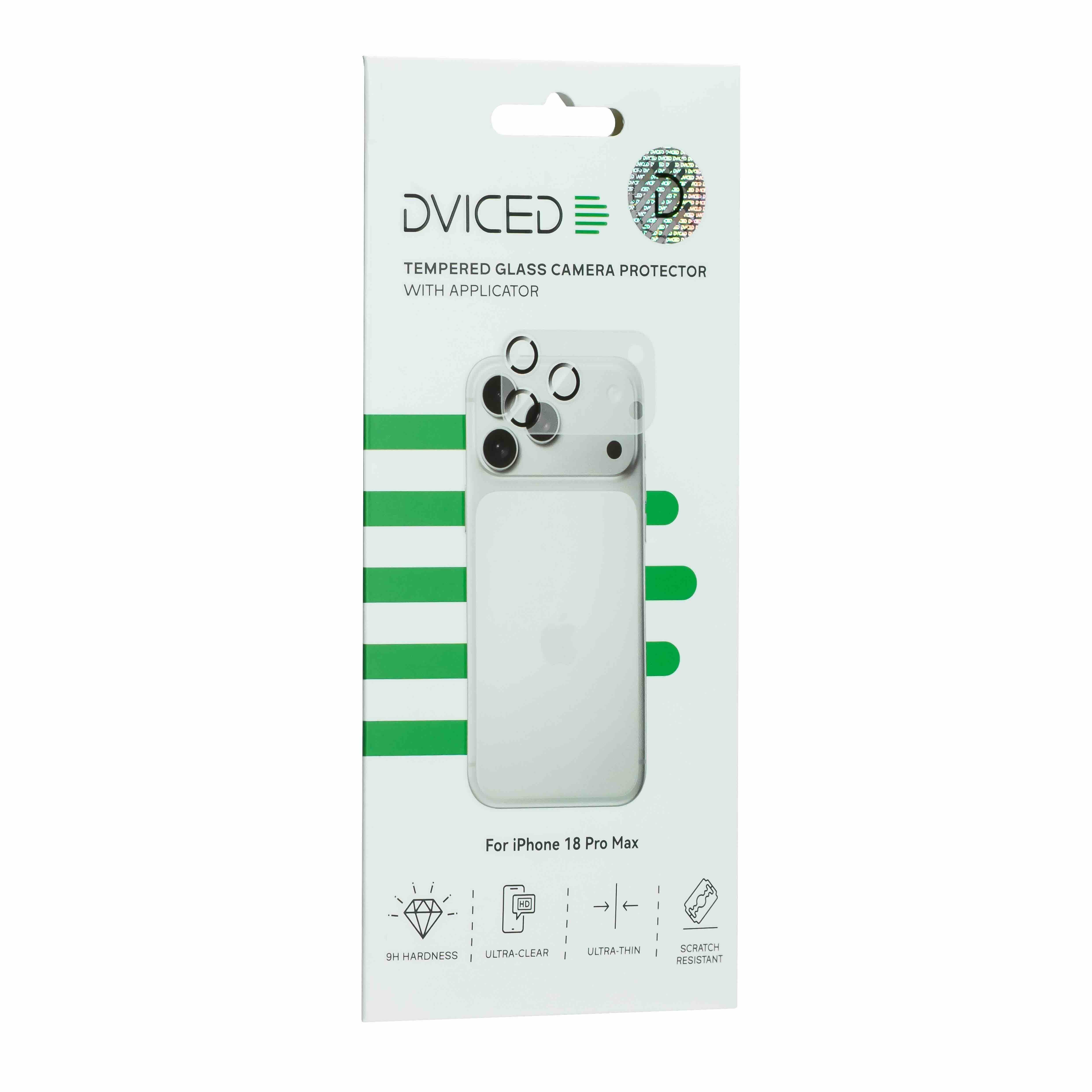 Dviced Tempered glass camera protector for iPhone 18 Pro Max with applicator-1