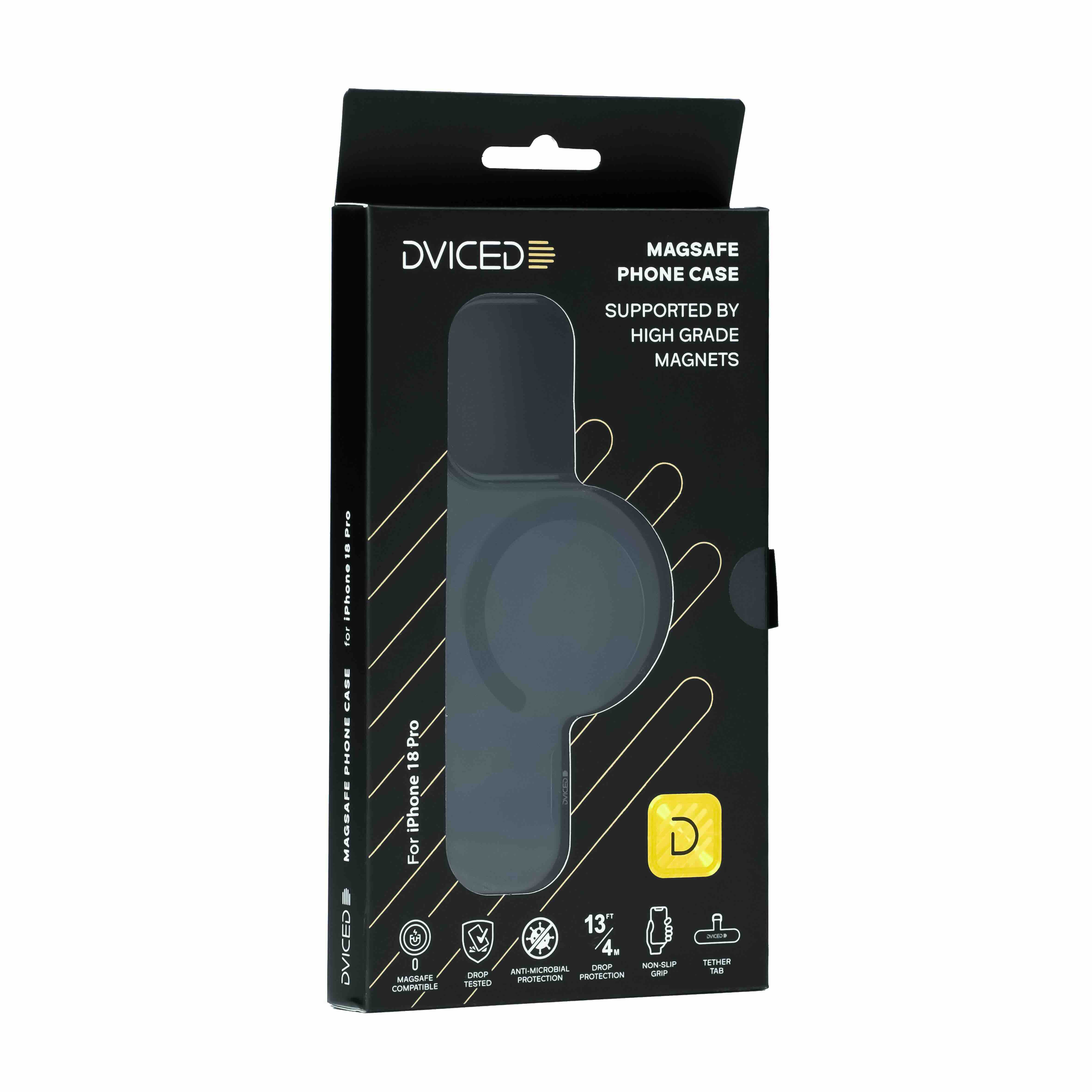 Dviced Magsafe iPhone 18 Pro smoke case - Black-1