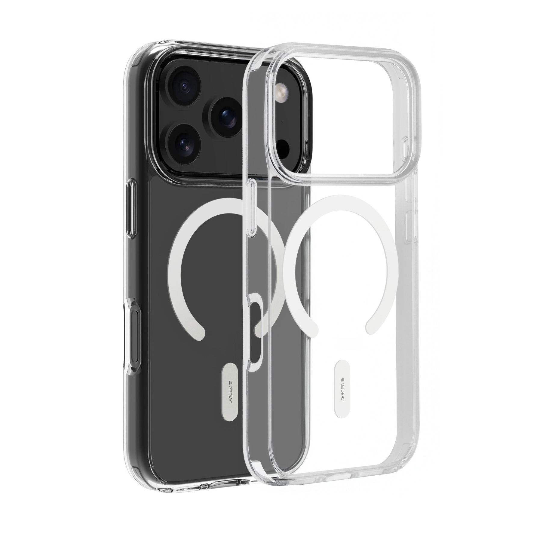 Dviced Magsafe iPhone 18 Pro Max clear case - White-1