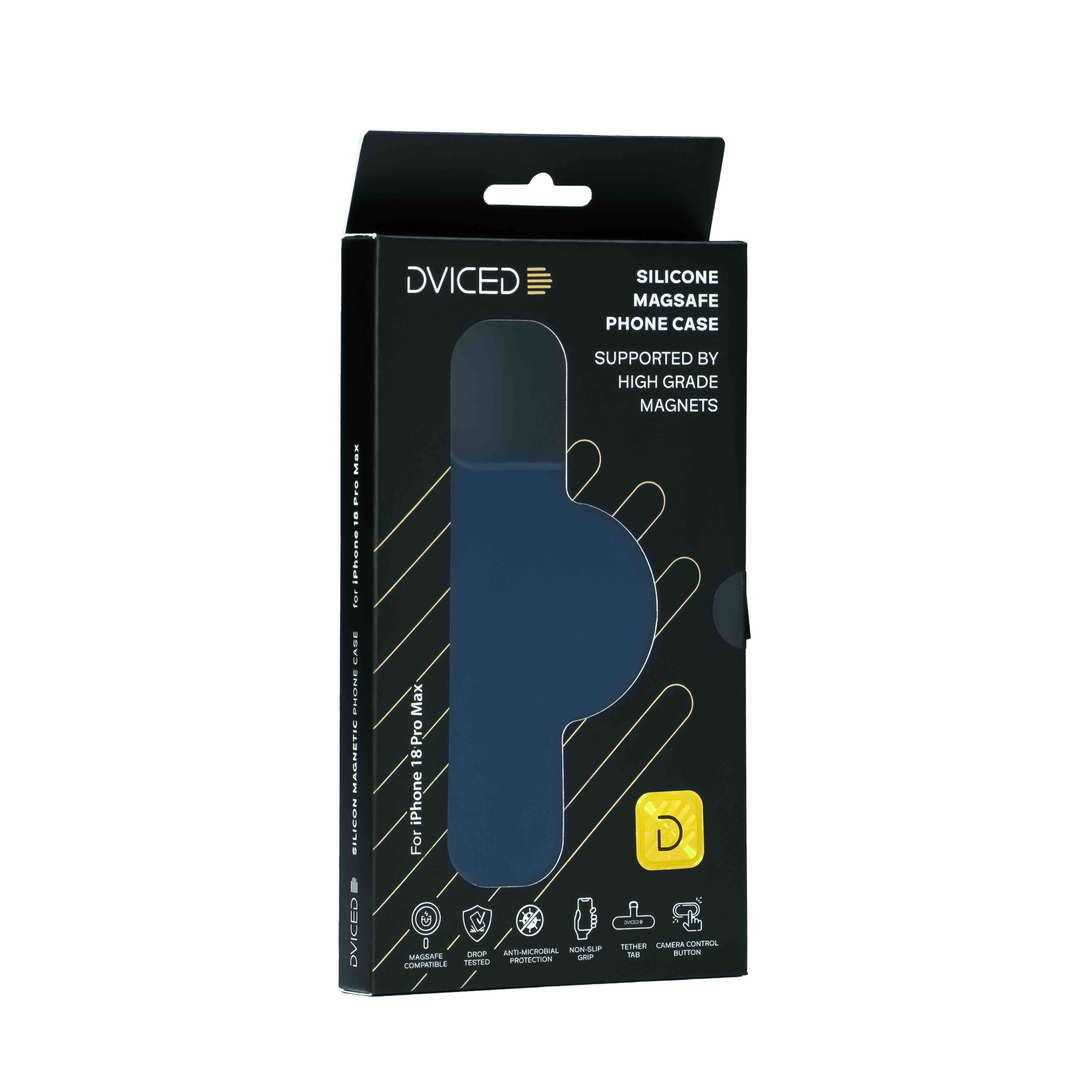 Dviced Silicone MagSafe iPhone 18 Pro Max case - Blue-1