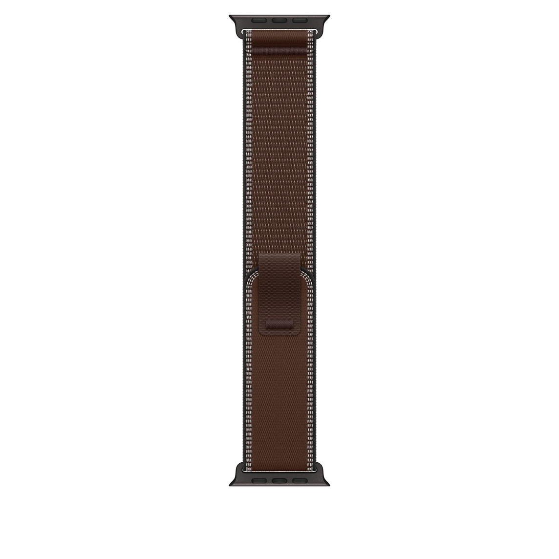 Apple Watch 49mm Titanium Loop: Dark Umber Trail Loop - M/L - Black Titanium Finish