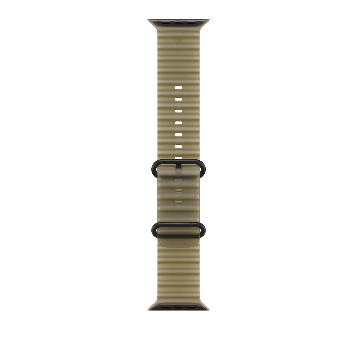 Apple Watch 49mm Titanium Band: Translucent Kelp Ocean Band - Black Titanium Finish-0