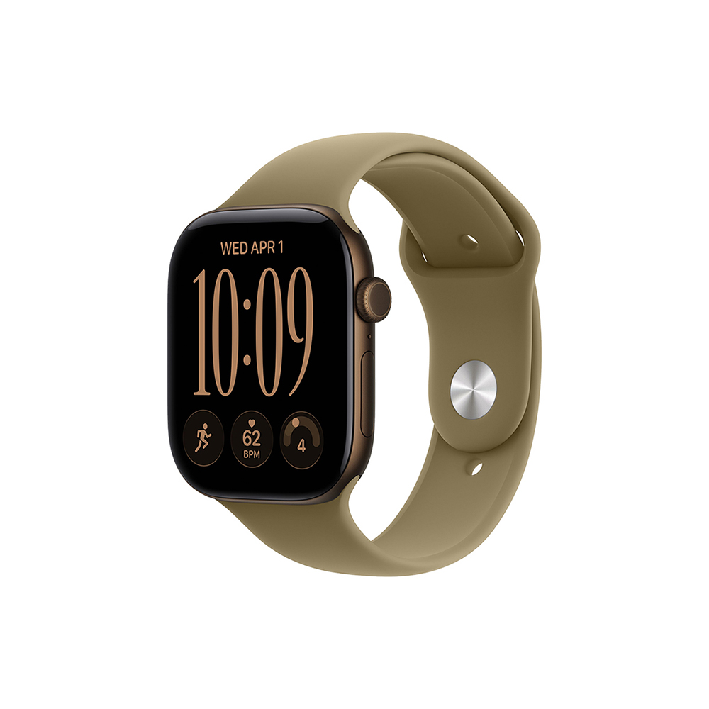Pametni sat APPLE Watch S12 Cellular 42mm Dark Bronze Aluminium Case / Olive Sport Band, S/M (brončana) - MJG44WF/A-0