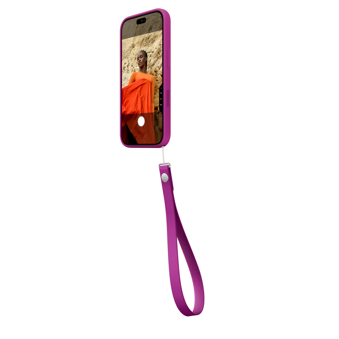 Remen za zapešće APPLE Wrist Strap magenta boja - MKF64ZM/A-1