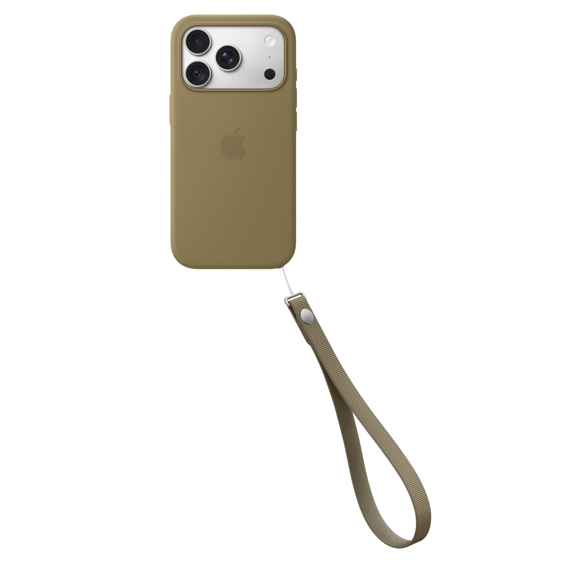 Remen za zapešće APPLE Wrist Strap (reciklirani PET, duljina 391 mm, maslinasto zelena boja) - MKF94ZM/A-1