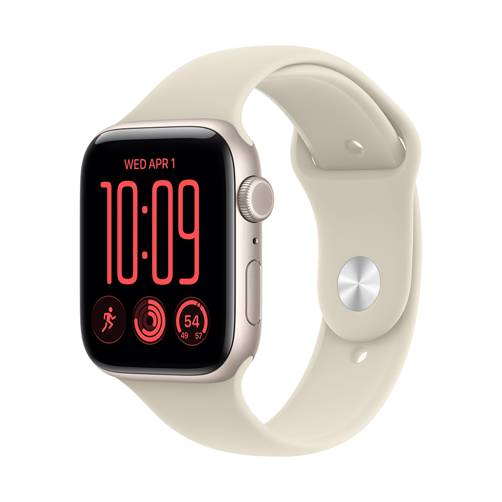 Pametni sat APPLE Watch SE 3 Cellular 44mm Starlight Alu Case / Sand Sport Band S/M