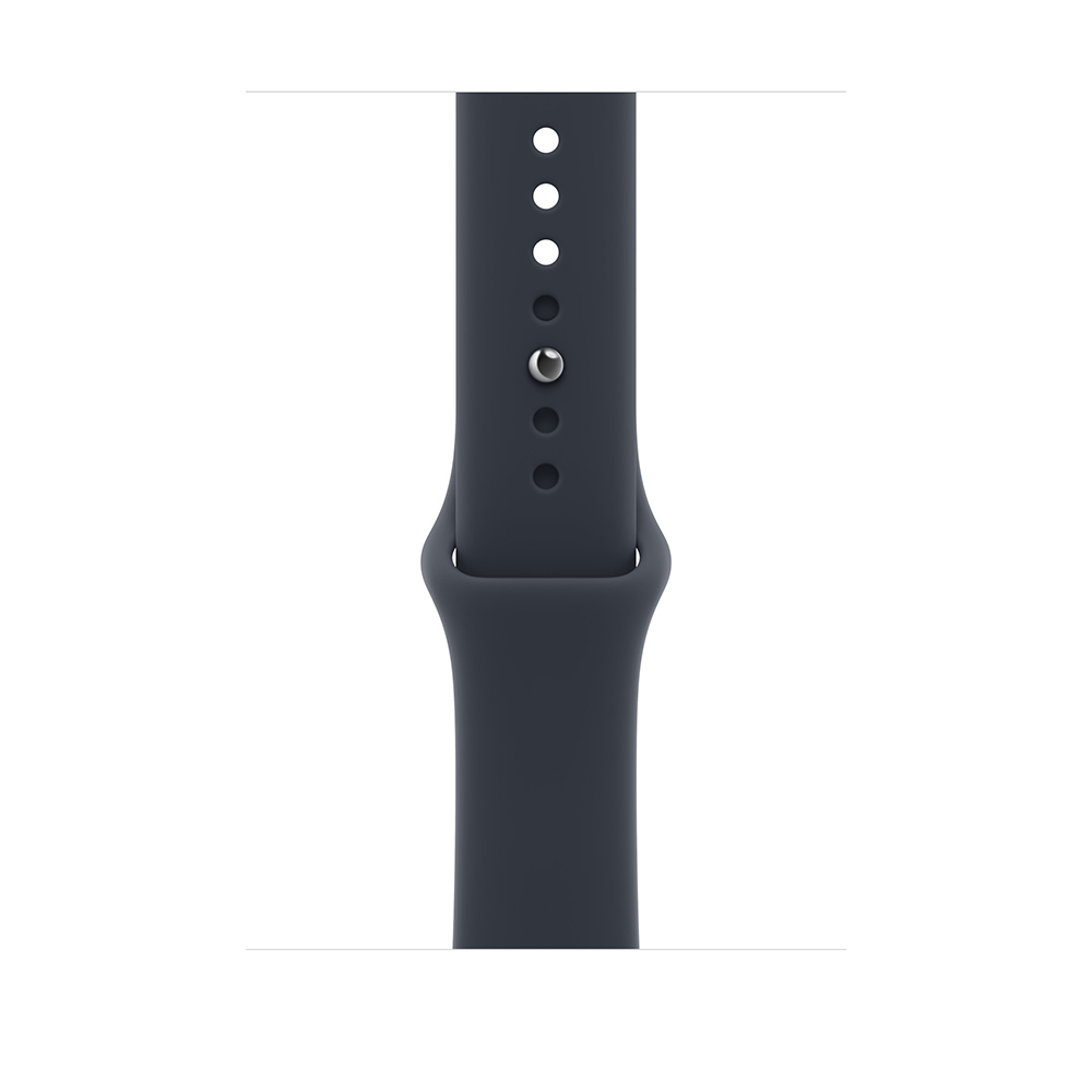 Apple Watch SE3 v2 GPS 40mm Midnight Aluminium Case with Navy Blue Sport Band - M/L-1