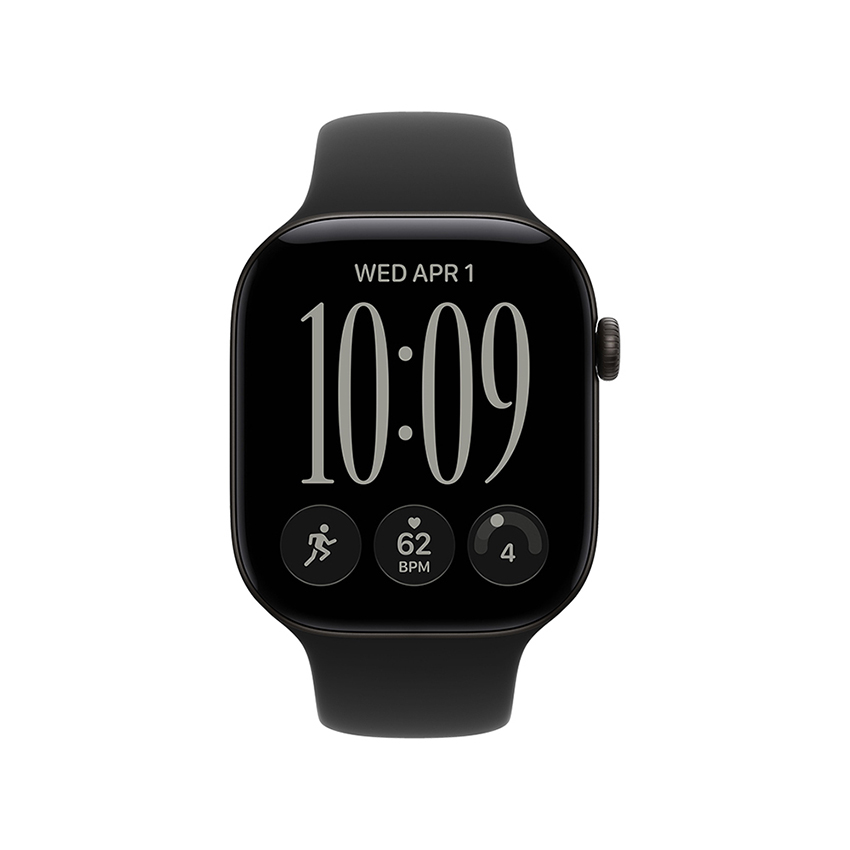 Apple Watch S12 GPS 42mm Black Aluminium Case with Black Sport Band - S/M-2