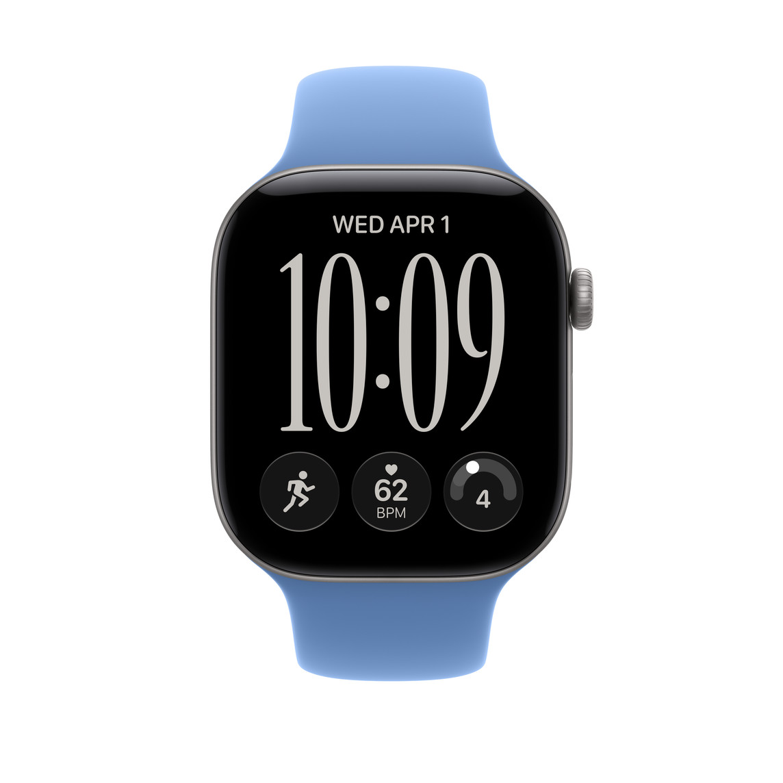 Apple Watch 46mm Sport Band: Wildflower Blue Sport Band - S/M-1