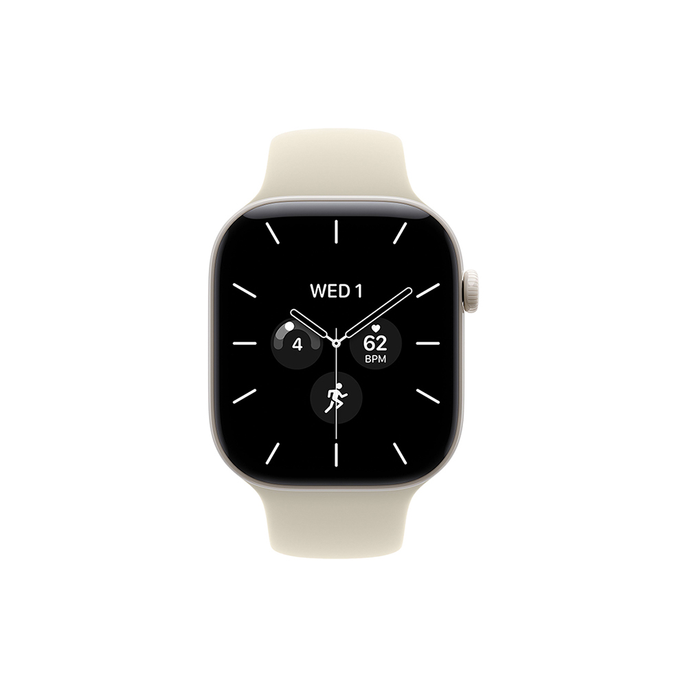 Pametni sat APPLE Watch S12 Cellular 42mm Pearl White Ceramic Case with Sand Sport Band M/L (bijela) - MJGX4WF/A-1