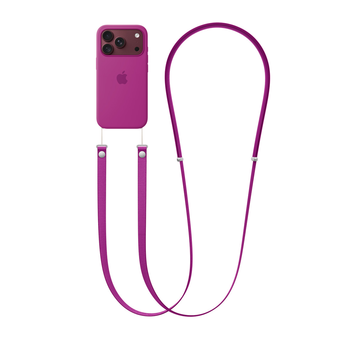 Apple Crossbody Strap – Magenta-1