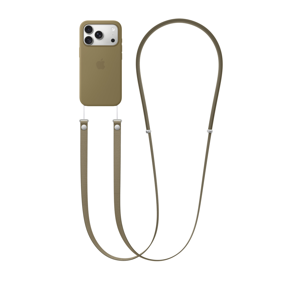 Apple Crossbody Strap – Olive-1