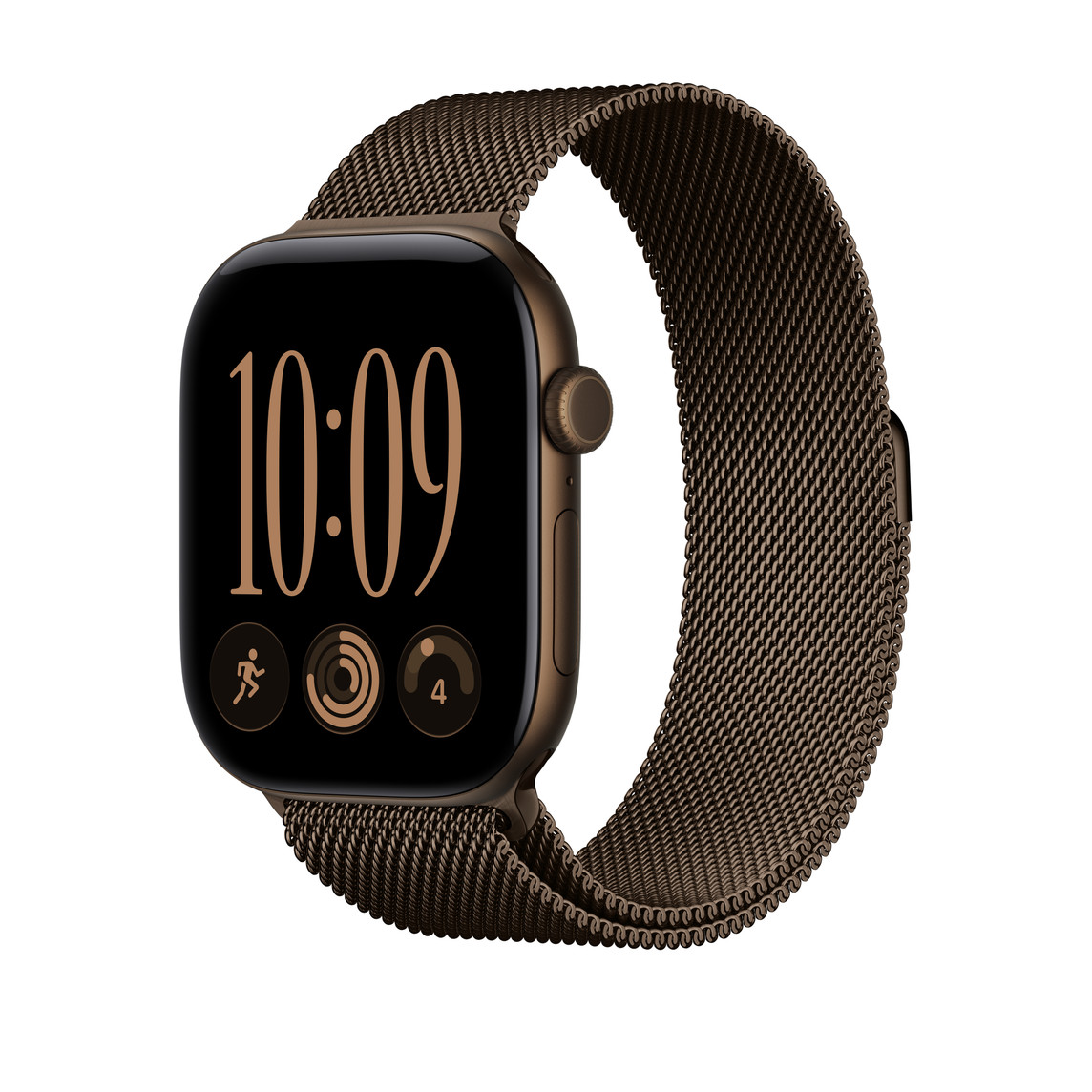 Apple Watch 46mm Milanese Loop: Dark Bronze Milanese Loop - M/L-1