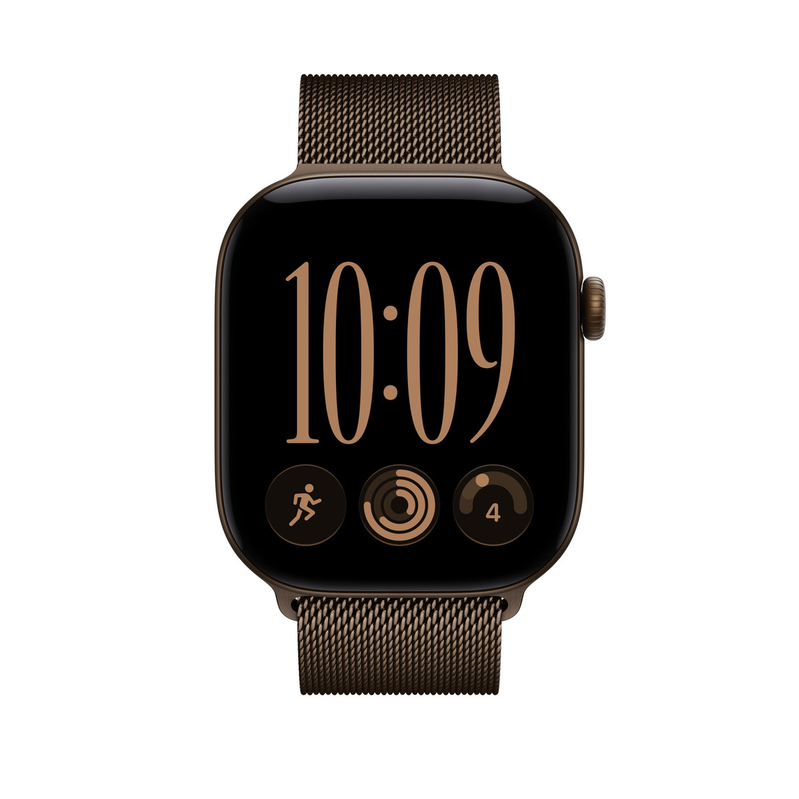 Apple Watch 46mm Milanese Loop: Dark Bronze Milanese Loop - M/L-2