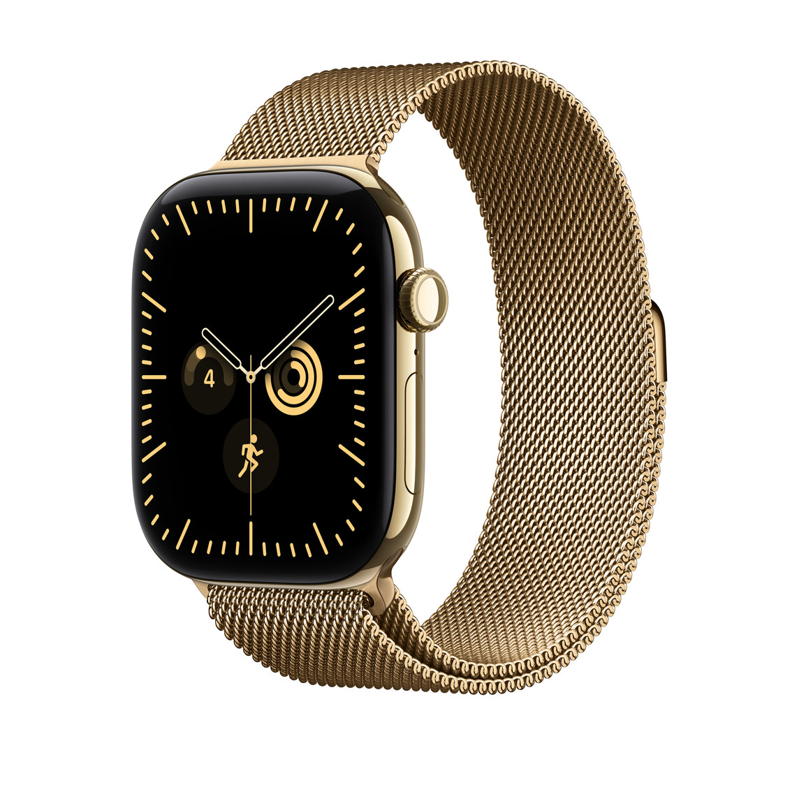 Apple Watch 46mm Milanese Loop: Radiant Gold Milanese Loop - M/L-1