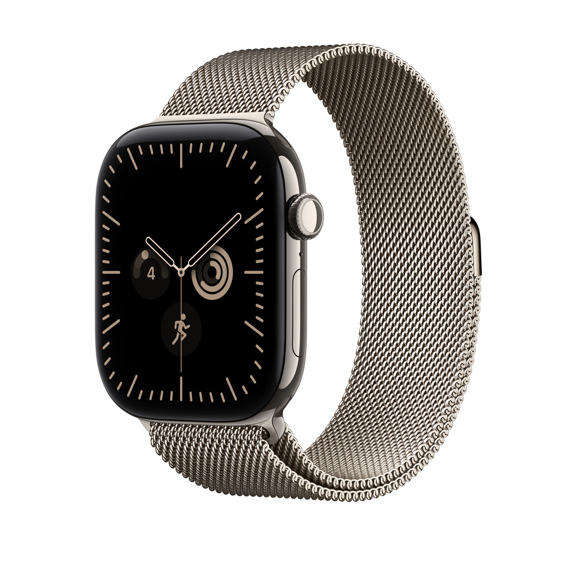 Apple Watch 46mm Milanese Loop: Natural Milanese Loop - M/L-1