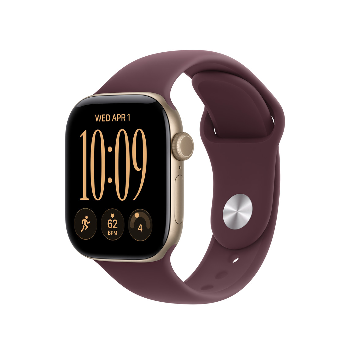 Apple Watch 42mm Sport Band: Burgundy Sport Band - S/M-1