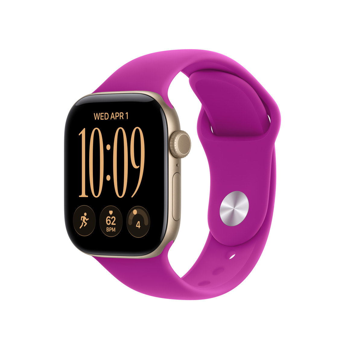 Apple Watch 42mm Sport Band: Magenta Sport Band - M/L-1