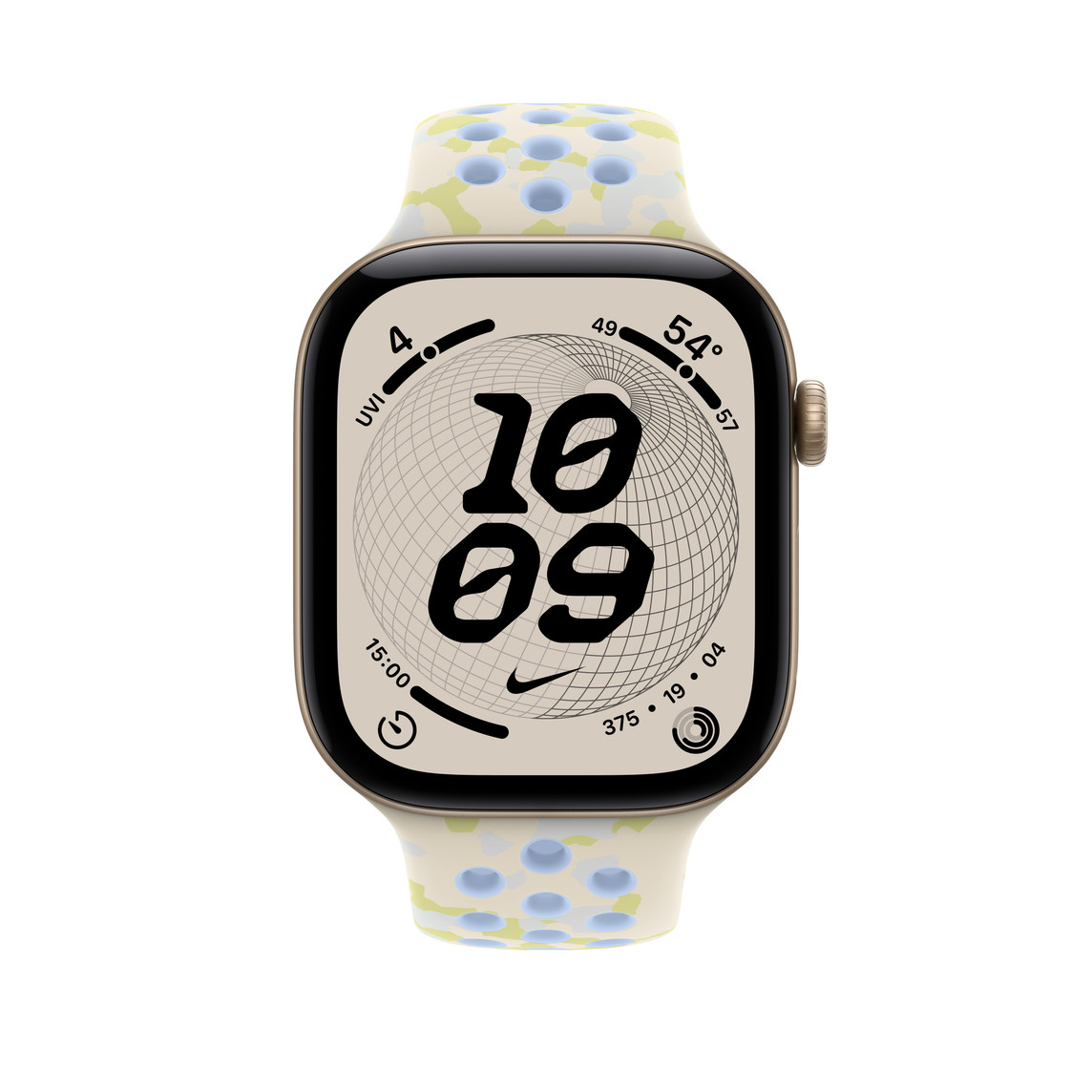 Apple Watch 46mm Sport Band: Chalk Calm Nike Sport Band - M/L-1