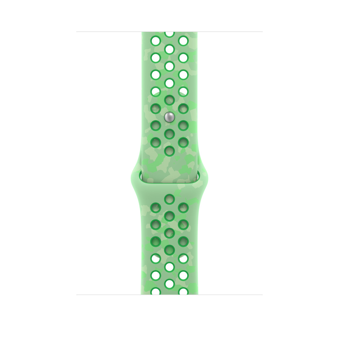 Apple Watch 46mm Sport Band: Green Spark Nike Sport Band - M/L
