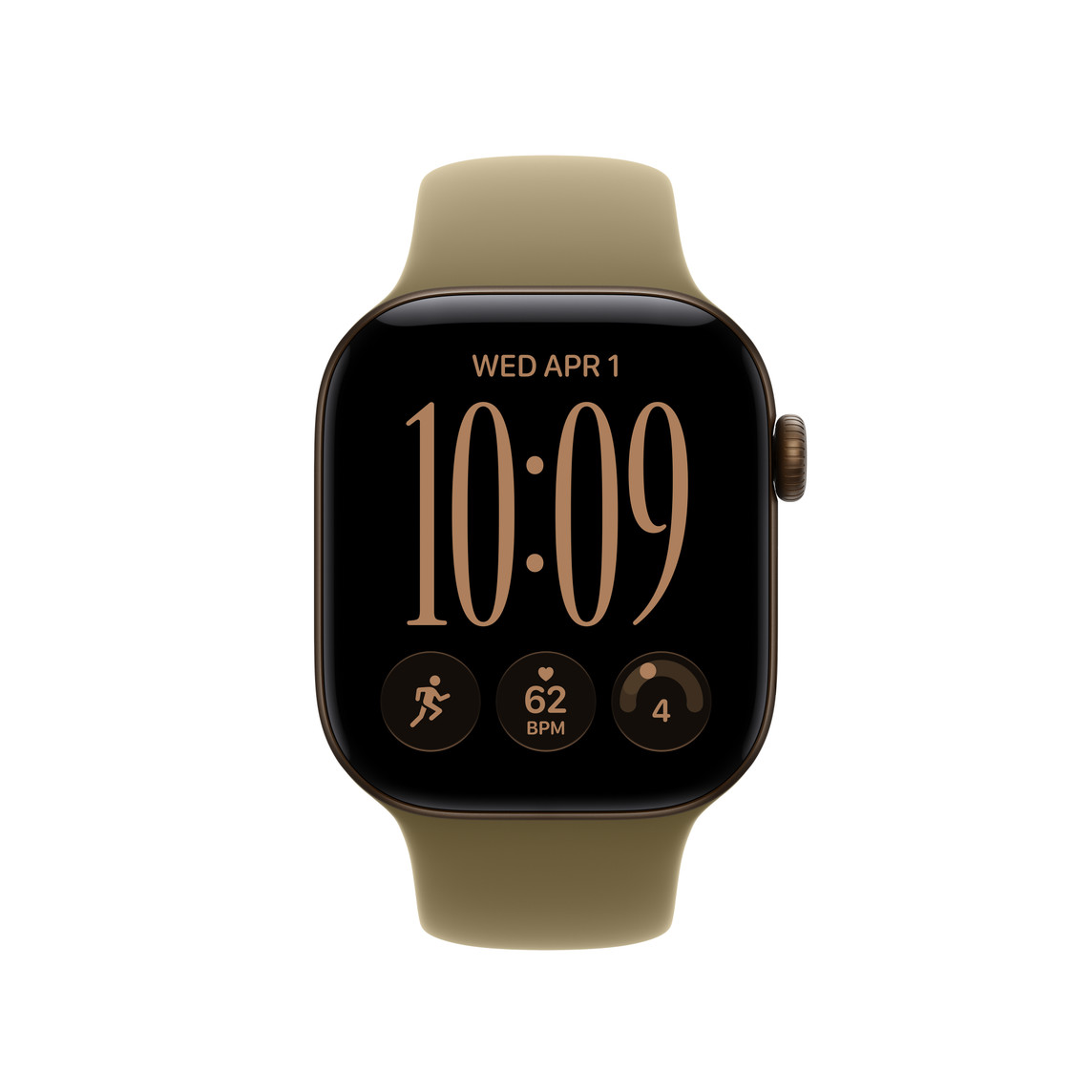 Apple Watch 42mm Sport Band: Olive Sport Band - M/L-1