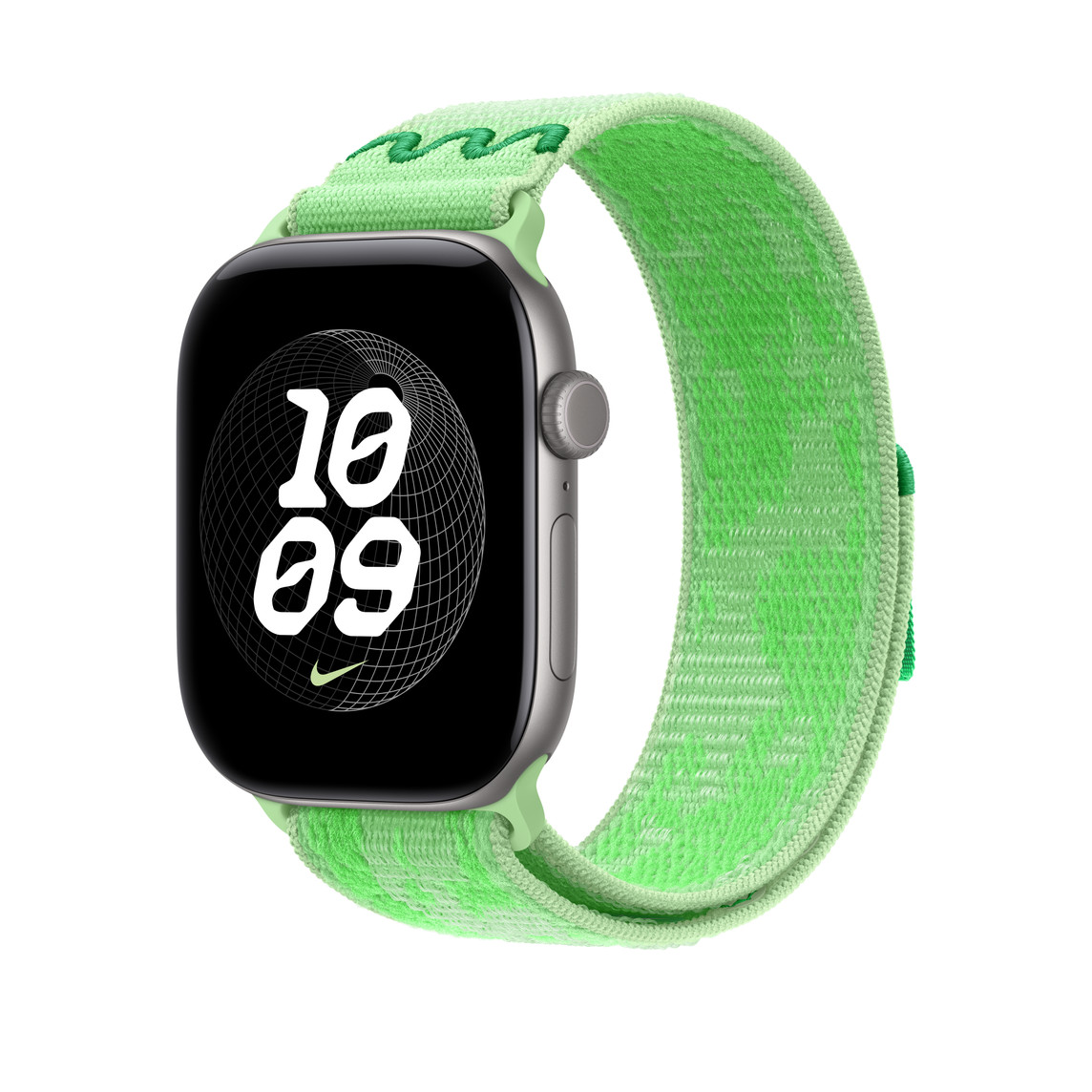 Apple Watch 46mm Sport Loop: Green Spark Nike Sport Loop-2