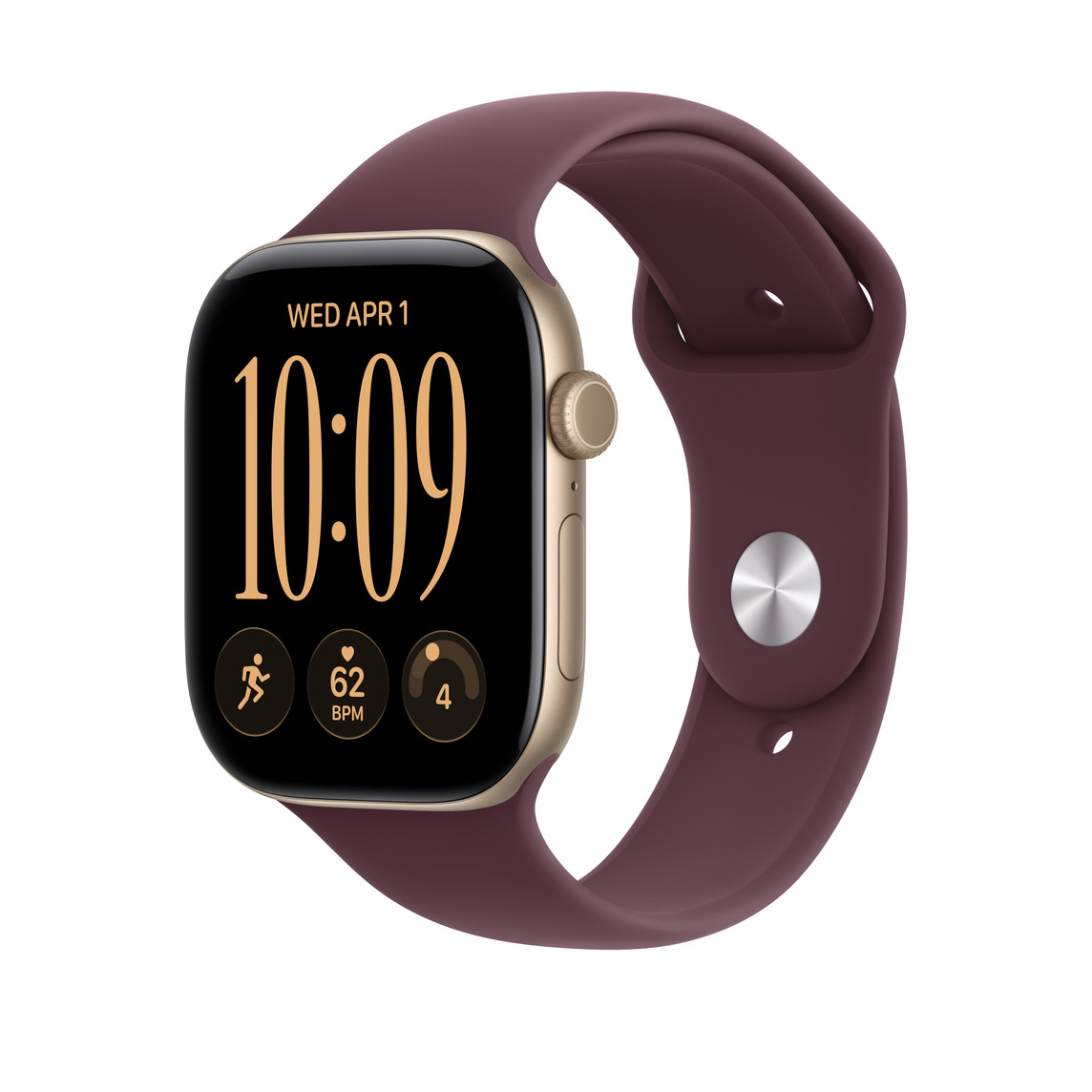 Apple Watch 46mm Sport Band: Burgundy Sport Band - M/L-1