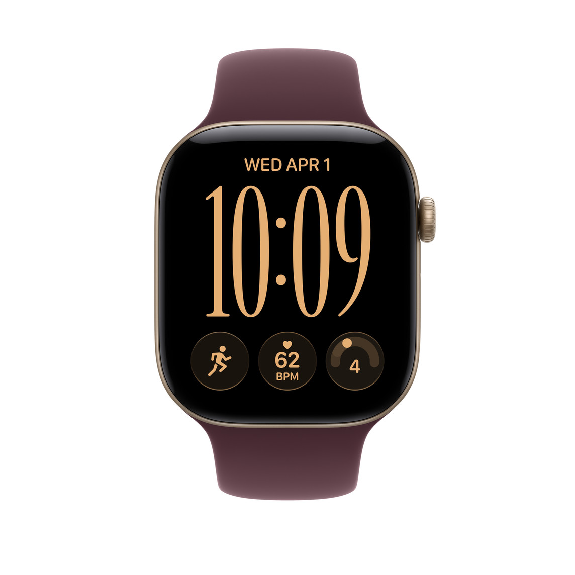 Apple Watch 46mm Sport Band: Burgundy Sport Band - M/L-2