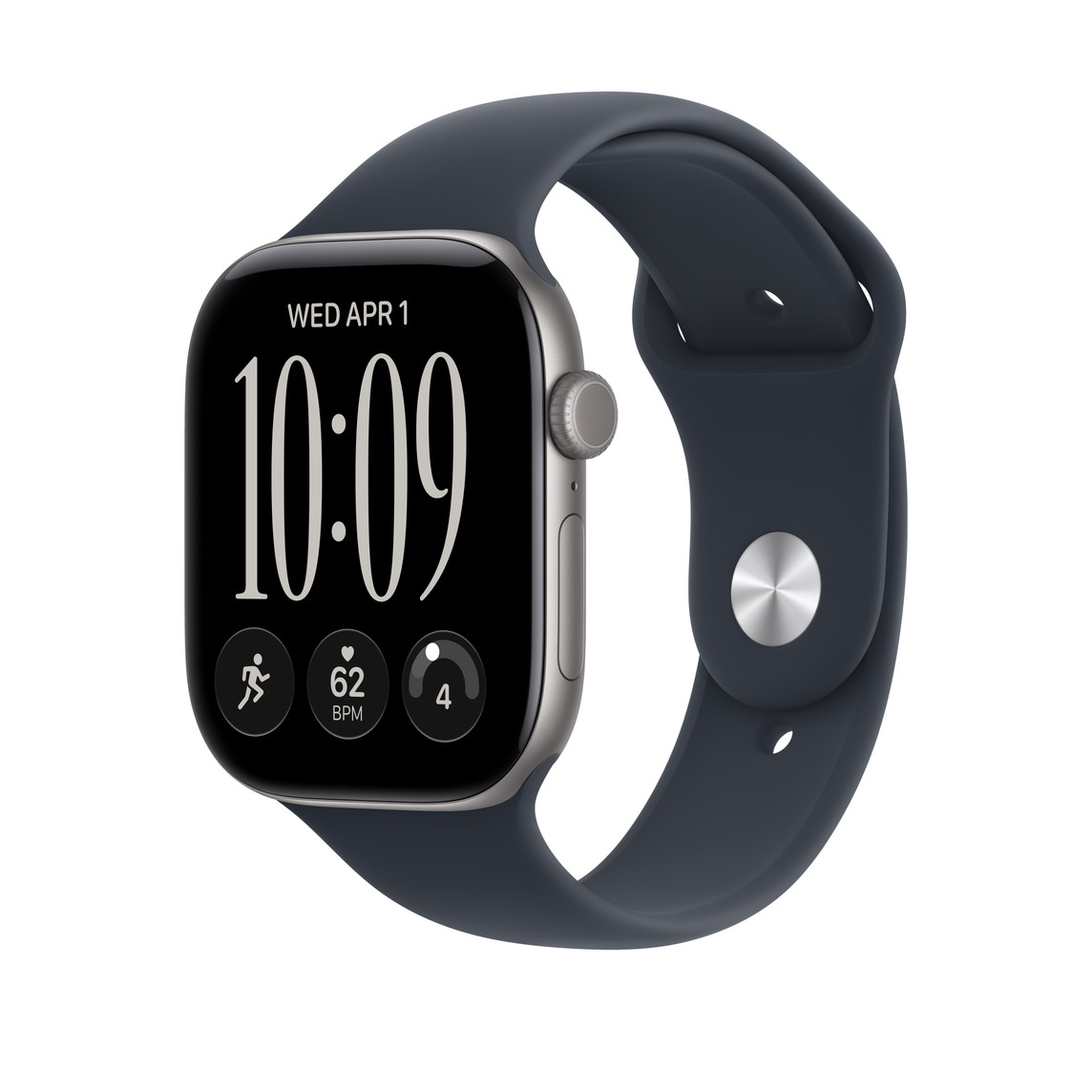 Apple Watch 46mm Sport Band: Navy Blue Sport Band - S/M-2