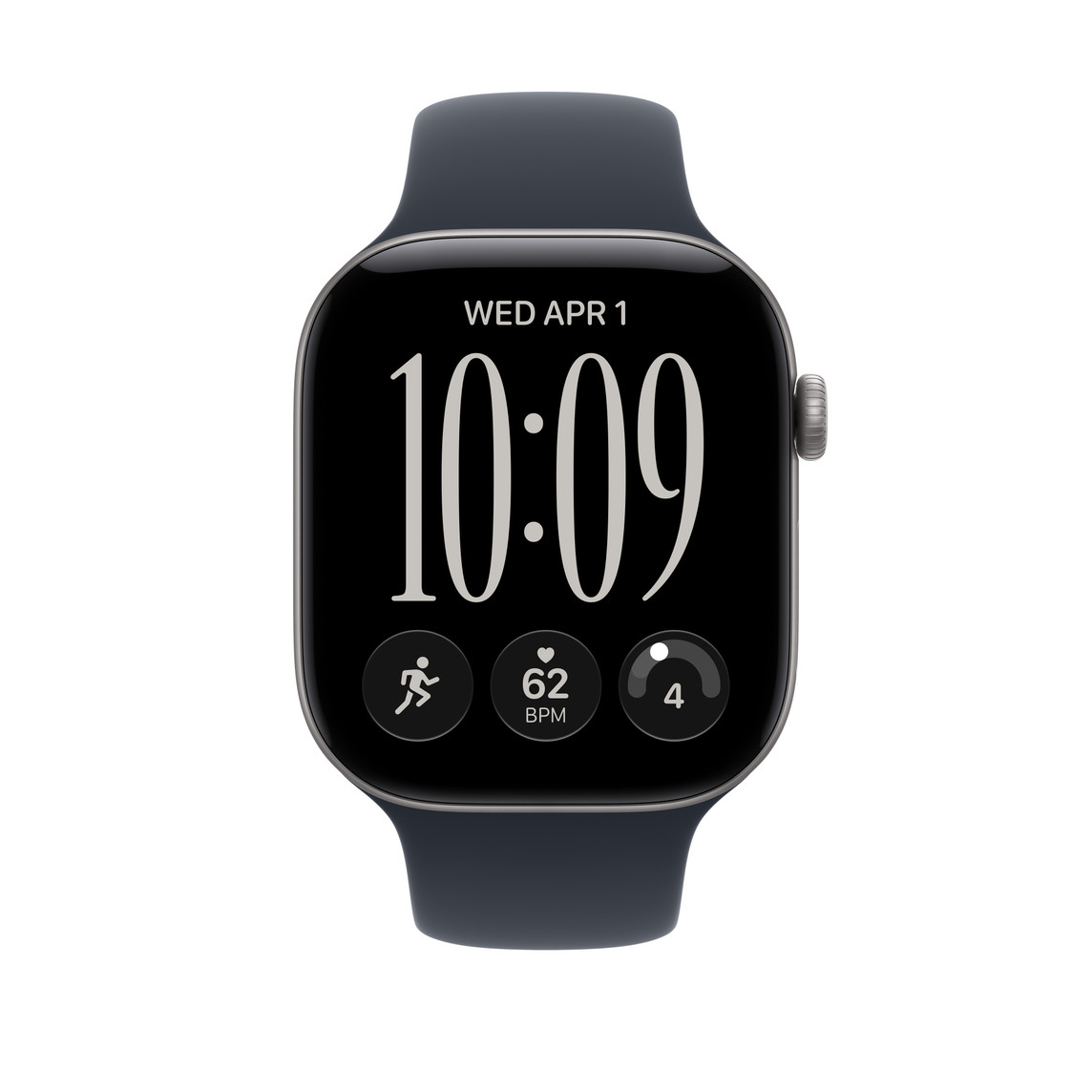Apple Watch 46mm Sport Band: Navy Blue Sport Band - M/L-1