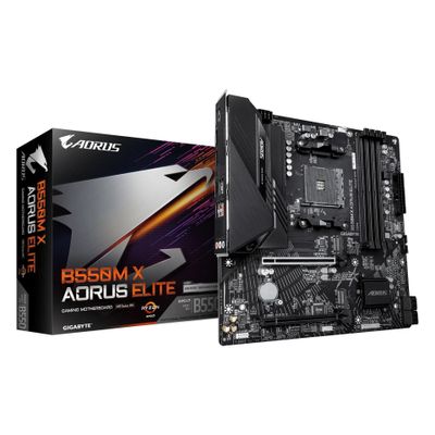 GIGABYTE Mainboard B550M X AORUS ELITE - Micro ATX - Socket AM4 - AMD B550-2