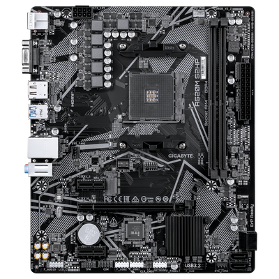GIGABYTE Mainboard A520M S2HP - Micro ATX - Socket AM4 - AMD A520