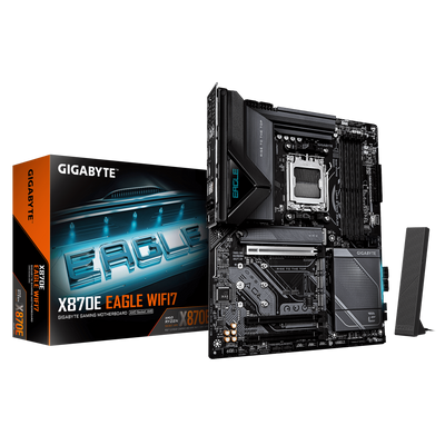 GIGABYTE Mainboard X870E EAGLE WIFI7 - ATX - Socket AM5 - AMD X870E-3