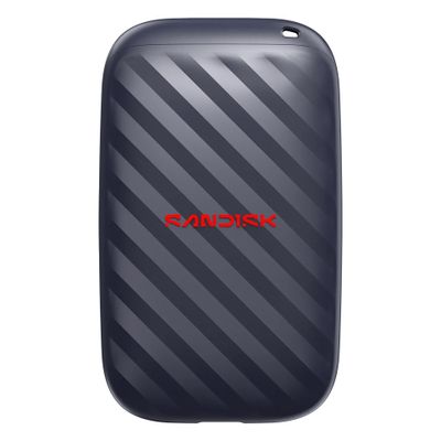 SanDisk external hard drive SDSSDE10-1T00-G25 - 1 TB - USB-C 3.2 Gen 2 - black-1